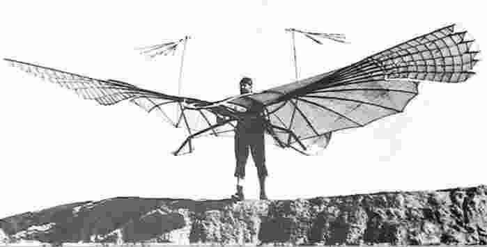 Otto the first Hang Glider