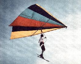 Tow kite early hang glider